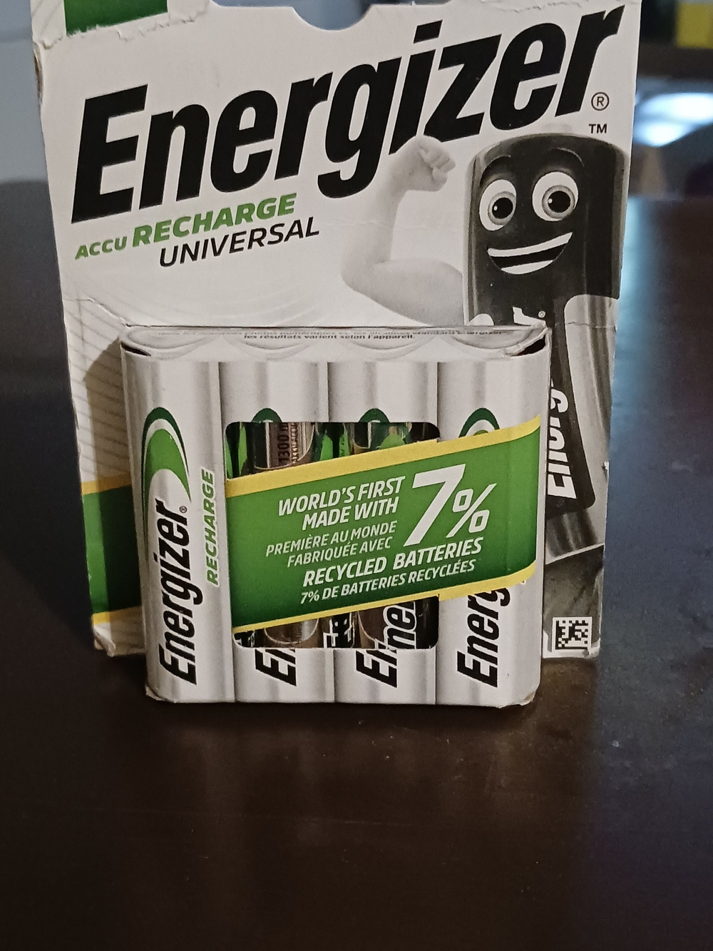 Recharge Universal White Rechargeable Batteries (Pack)